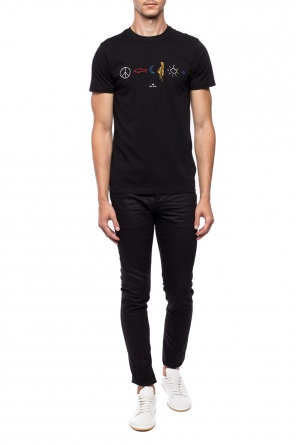 T-shirt z wyszytym wzorem, zdjęcie 2 T-shirt z wyszytym wzorem od Paul Smith